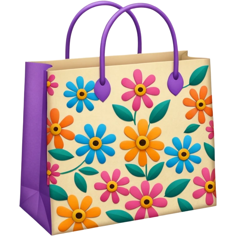 beautiful shopping bag emoji
