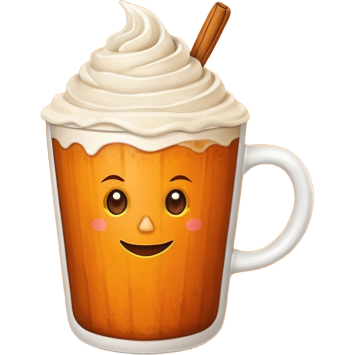 Pumpkin spice latte  emoji