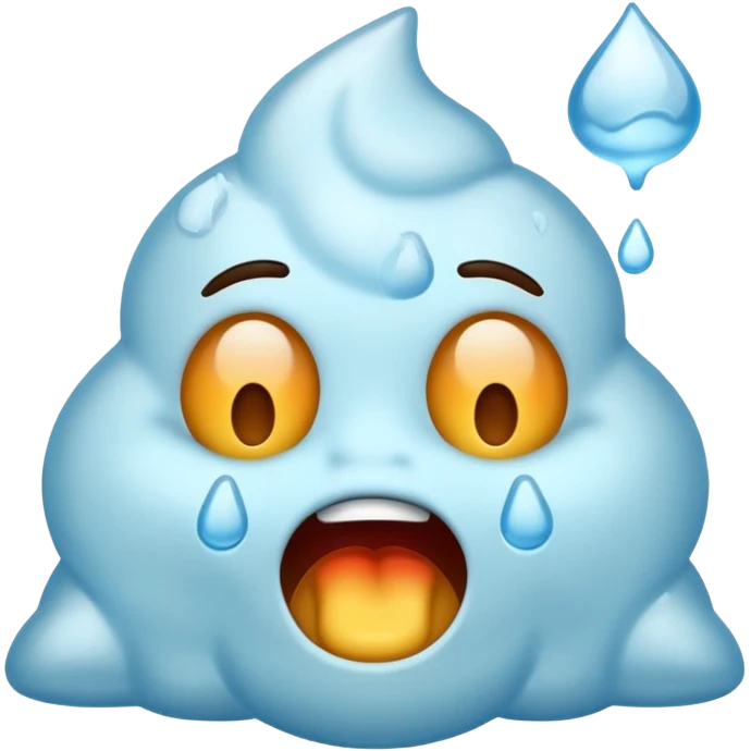 ice emoji, hot , vomit , crying emoji and happy emoji