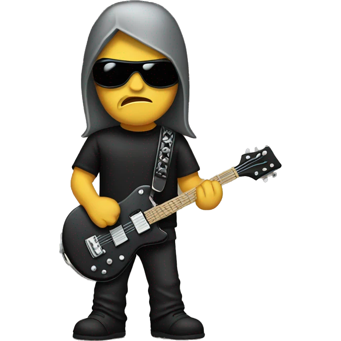 Metallica fan emoji