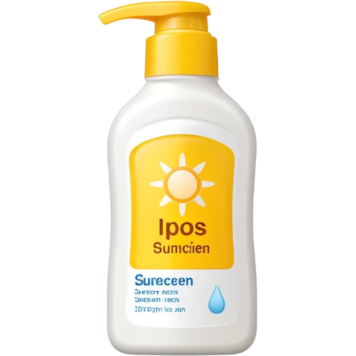 sunscreen emoji