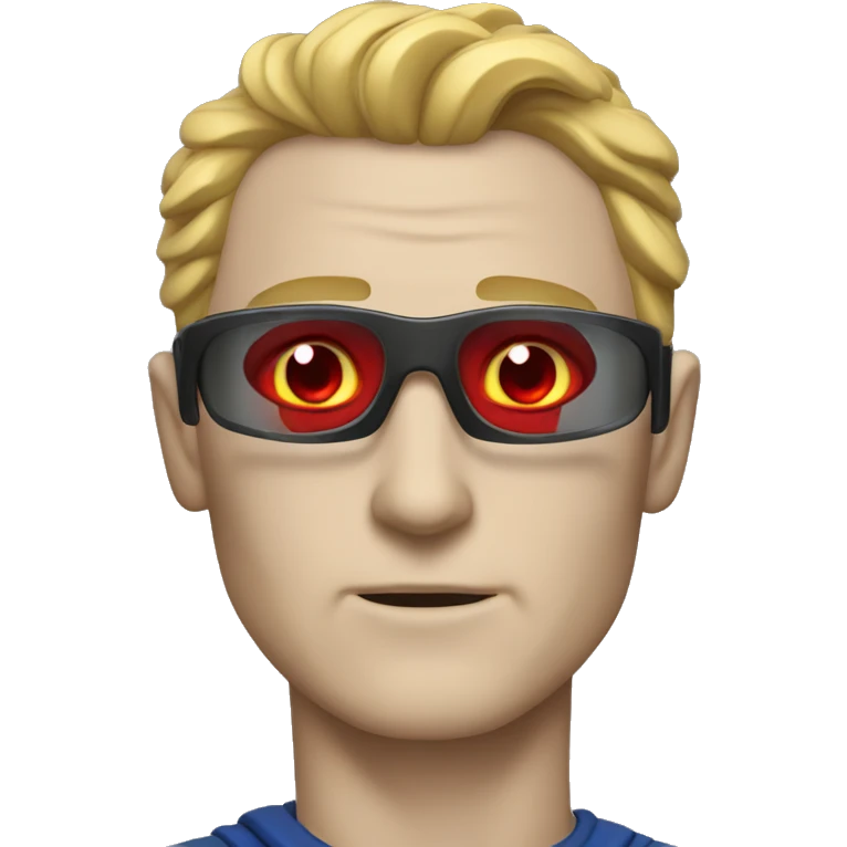 homelander with laser red eyes emoji