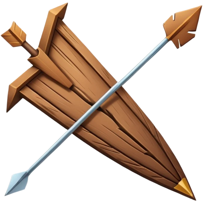one arrow element looking down emoji
