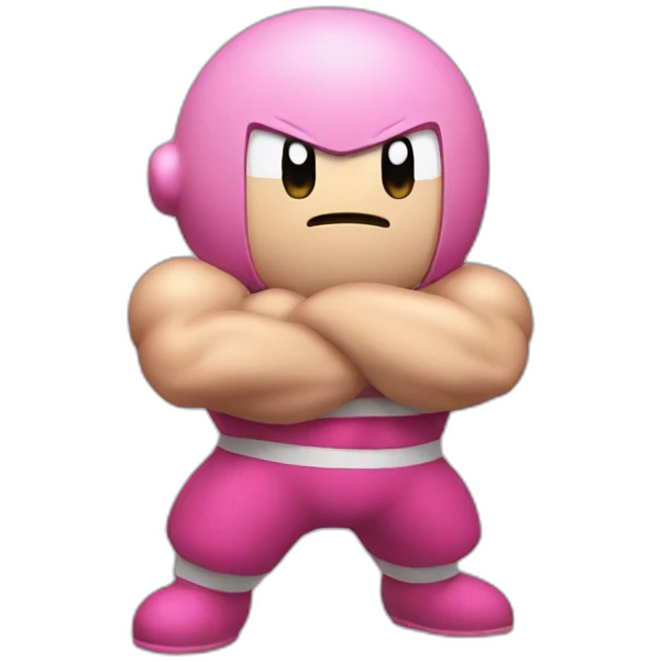 Kirby muscle emoji