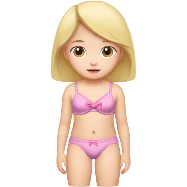 Little girl, panties emoji