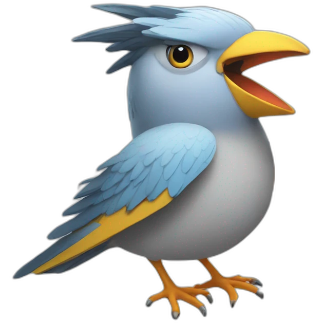Back to the future bird emoji