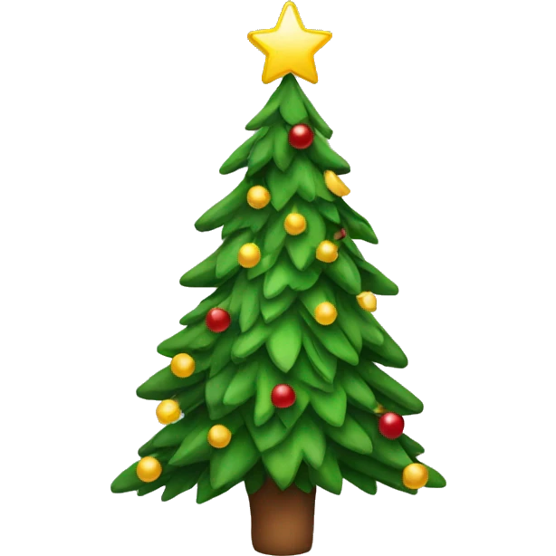 Christmas tree emoji