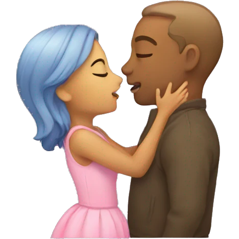 Kissing my girl emoji
