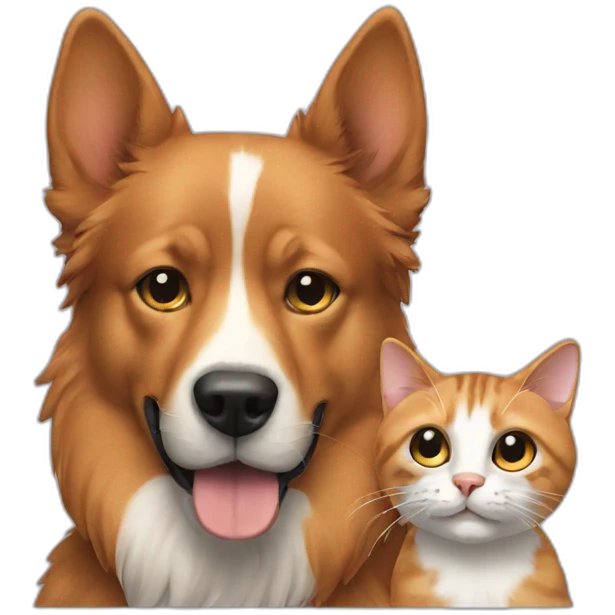 dog and cat emoji