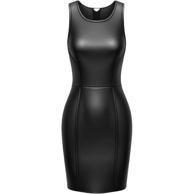 leather dress emoji