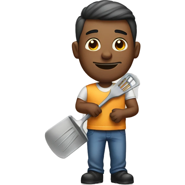 Dad clean the kitchen emoji