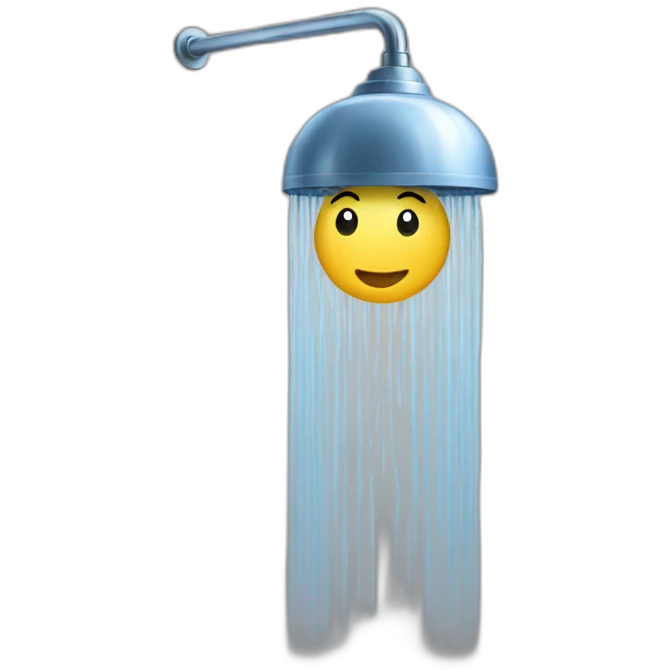 shower a man emoji