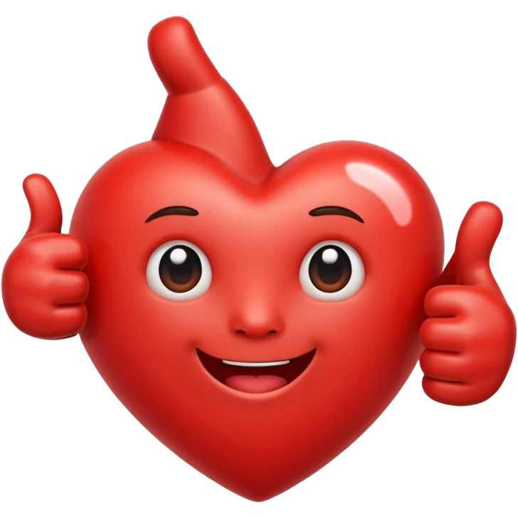 ❤️+ 👍  emoji