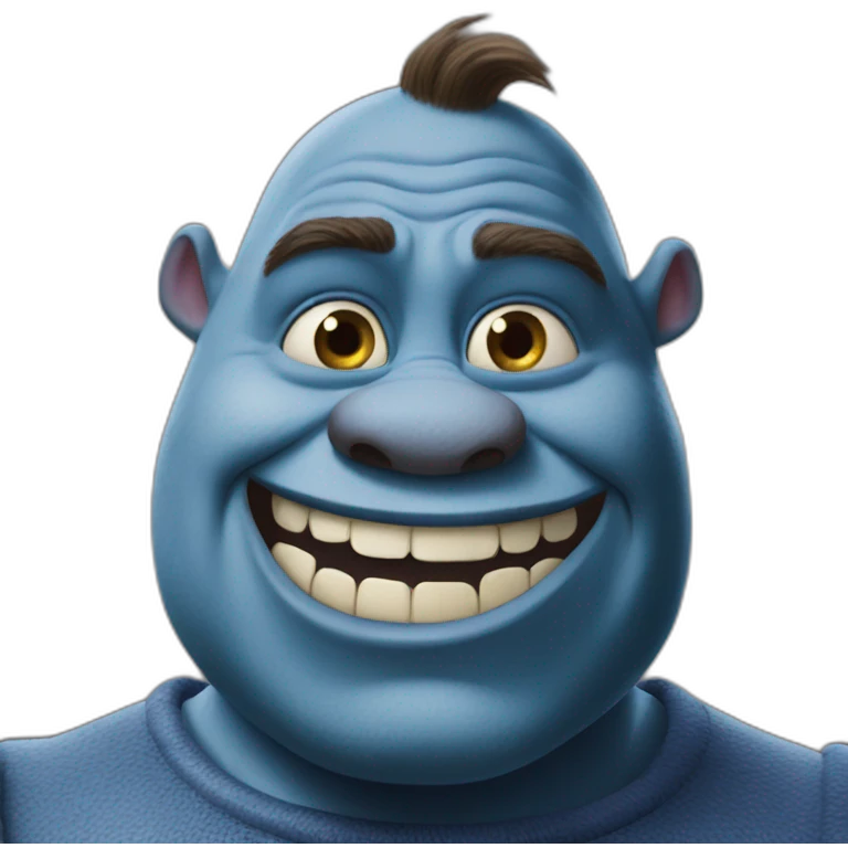 blue-shrek emoji