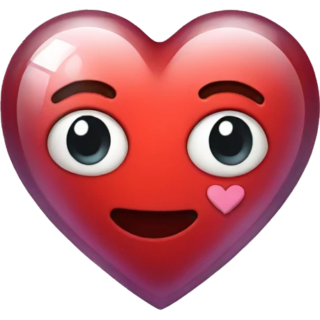 heart with glass emoji