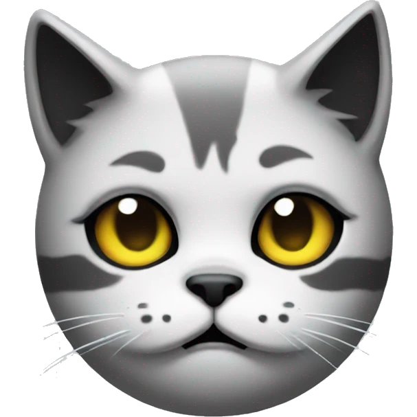 Sad emo cat emoji