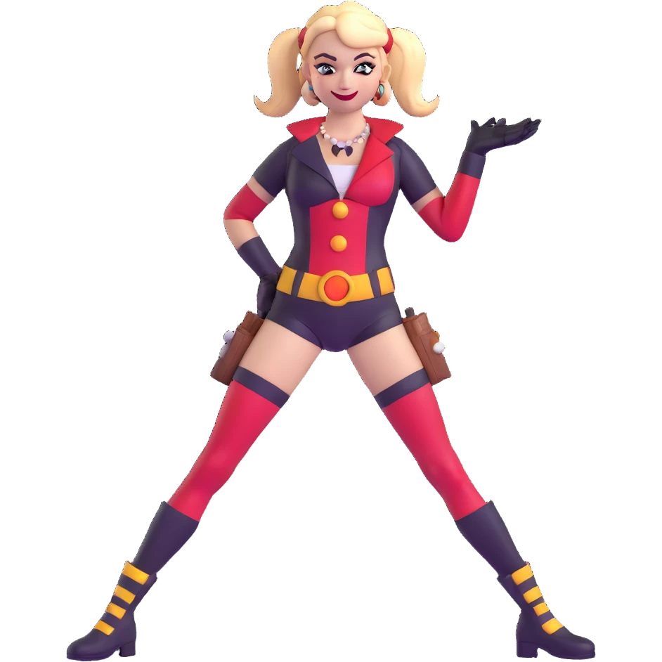 Harley Quinn from DC Comics emoji