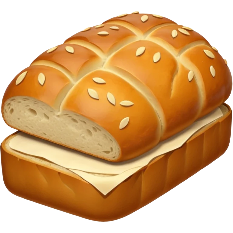 bread loaf taking a nap emoji