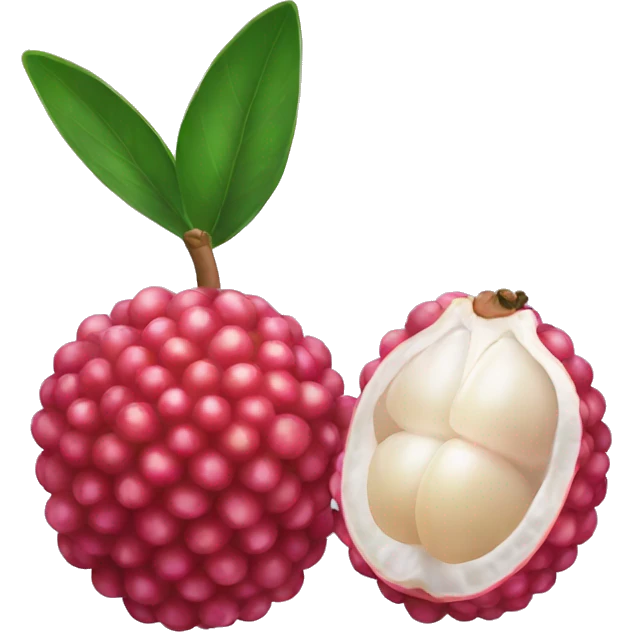 Lychee emoji