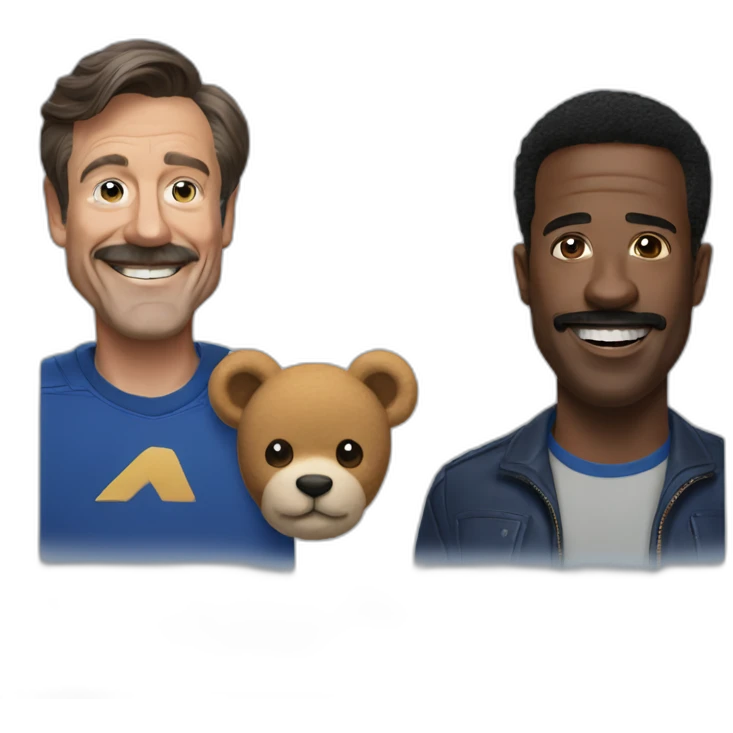 Ted Lasso and Roy Kent emoji