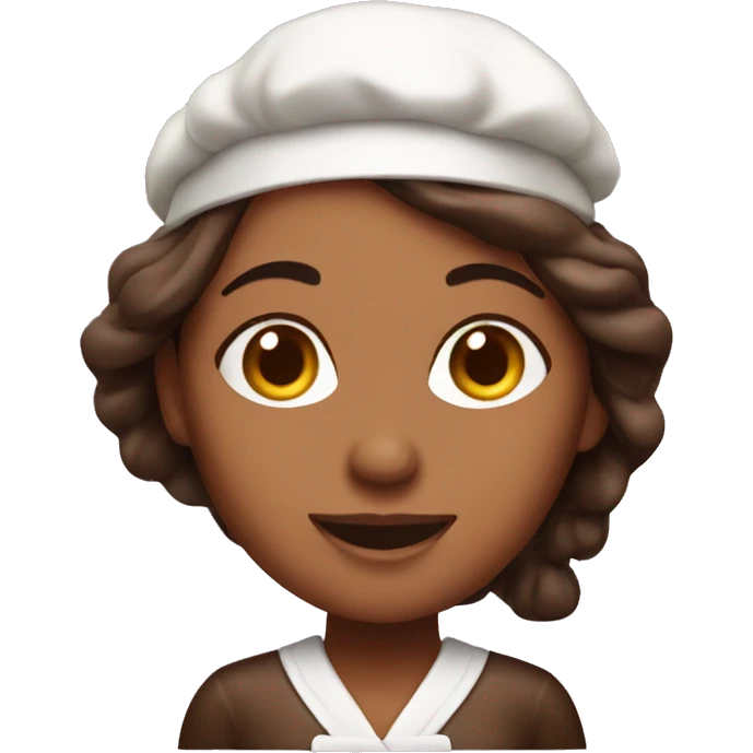 Woman Chocolatier making chocolates  emoji