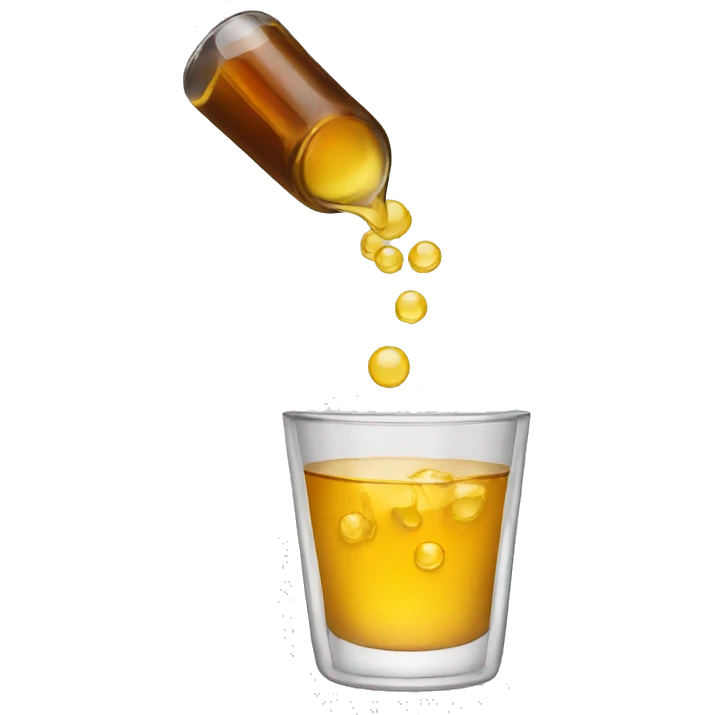 Alcohol shot emoji