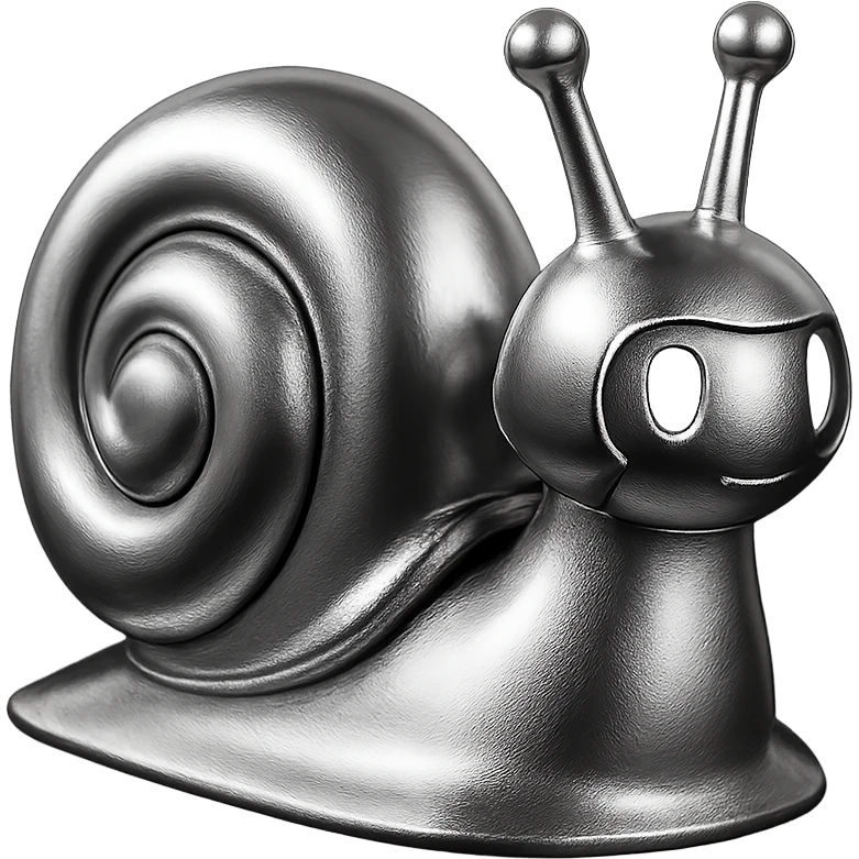 pink robot snail emoji