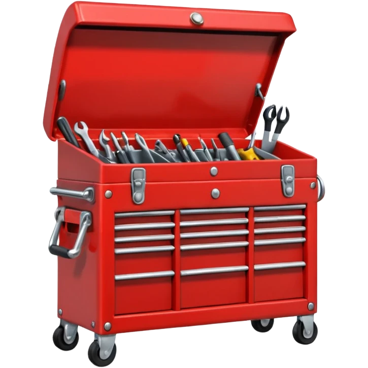 red mechanic tool table emoji