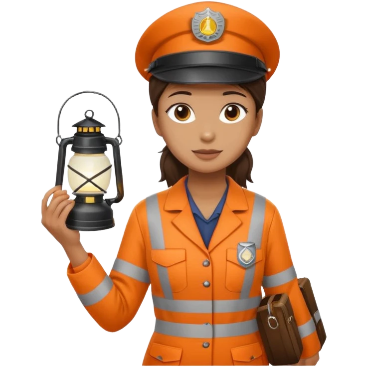 female railway worker emoji