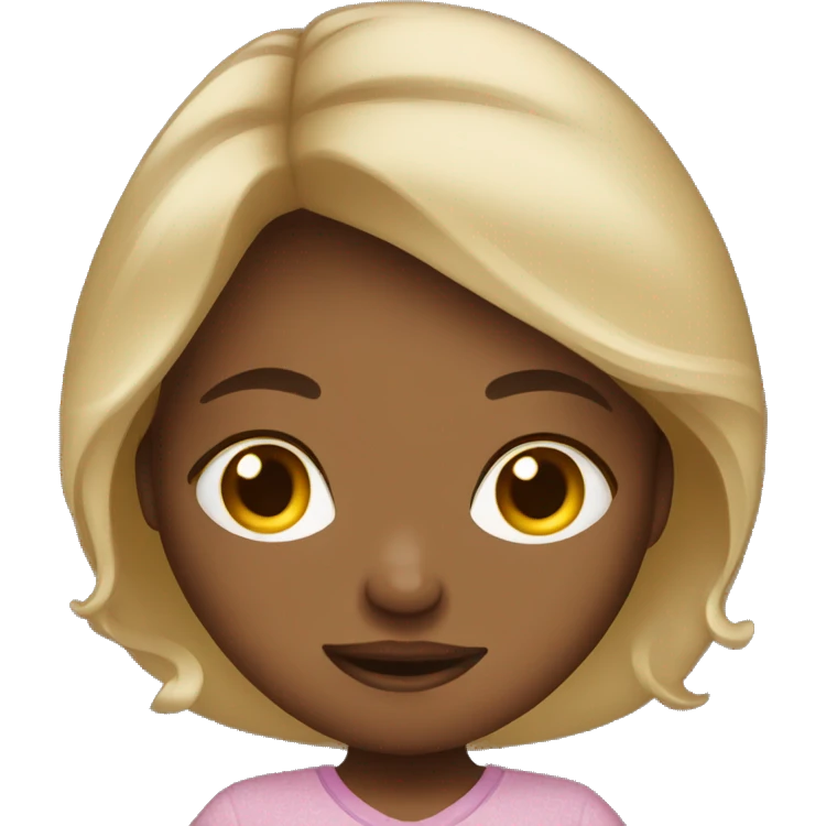 Dark blond girl pregnant  emoji