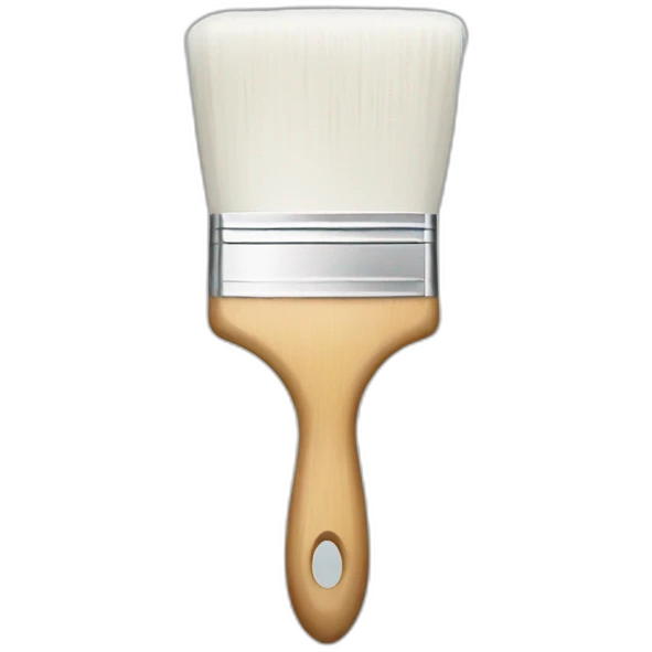 white paint brush emoji