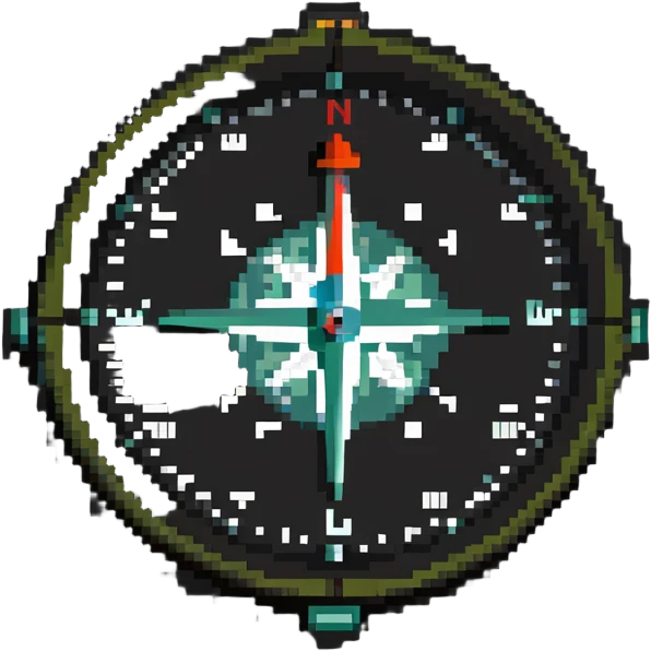 army compass navigation tool emoji
