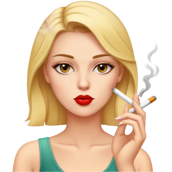Queen smoking emoji