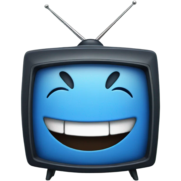 BLUE tv laughing emoji