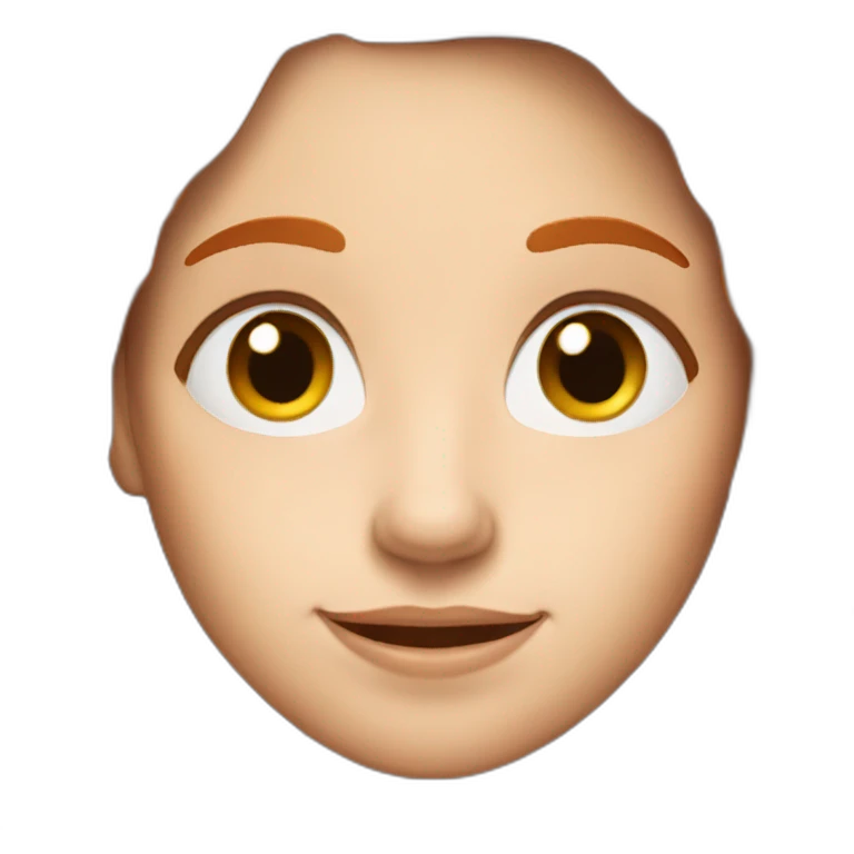 Older Redhead with freckles and straight long  hair emoji