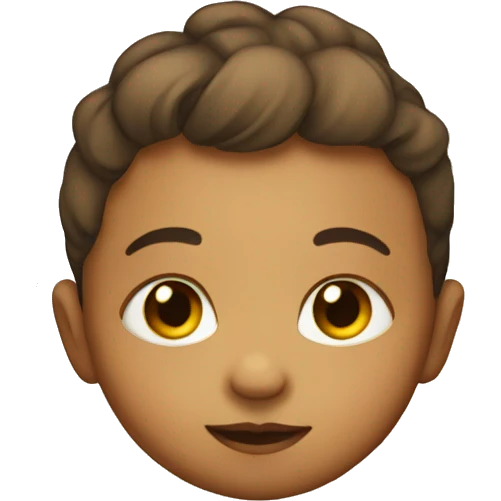 Baby with star behind head emoji