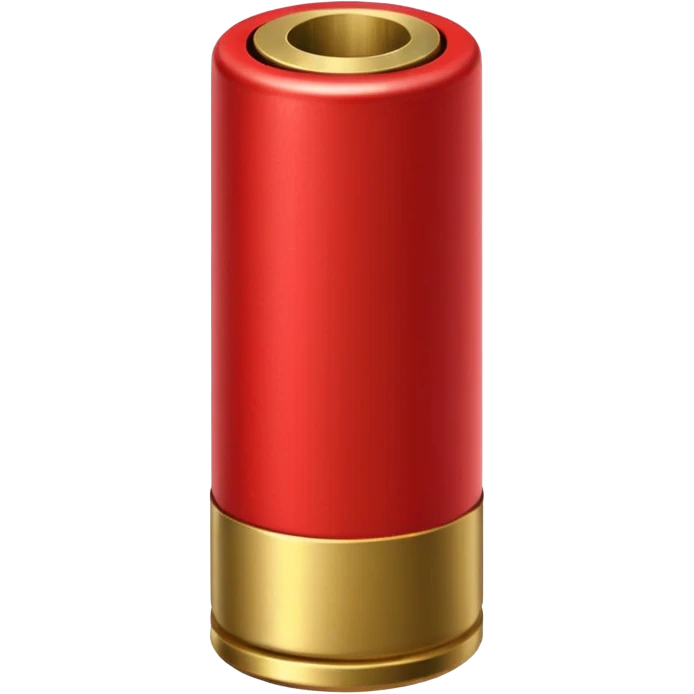 a single red shotgun shell emoji