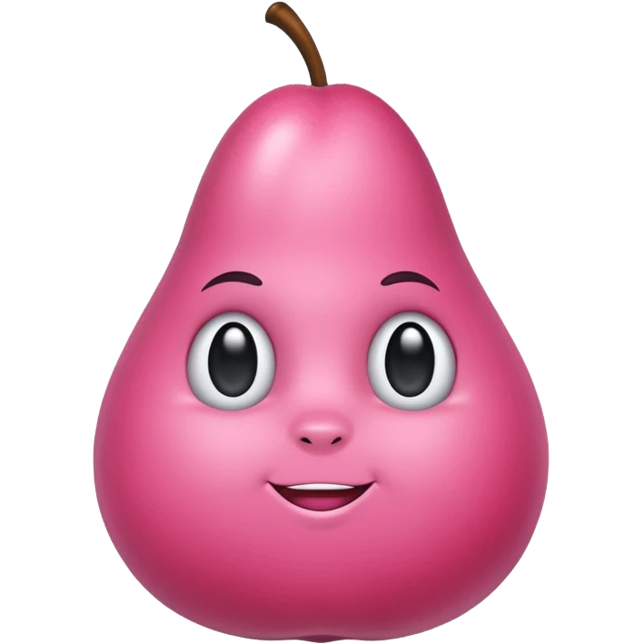 pink pear sem rosto emoji