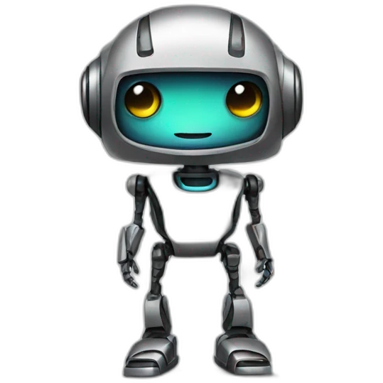 stylish robot emoji
