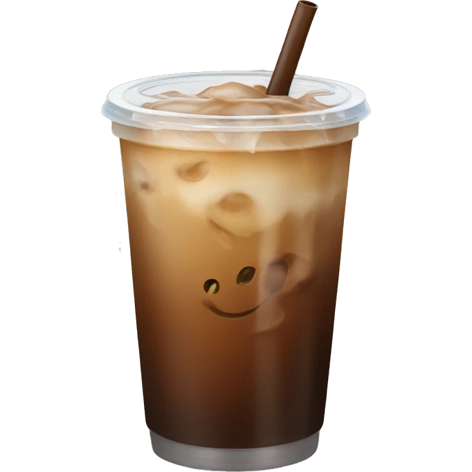 Iced coffee emoji