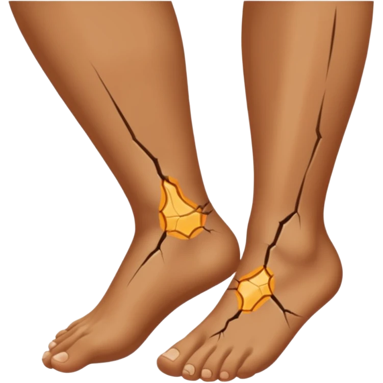 Brooken feet emoji