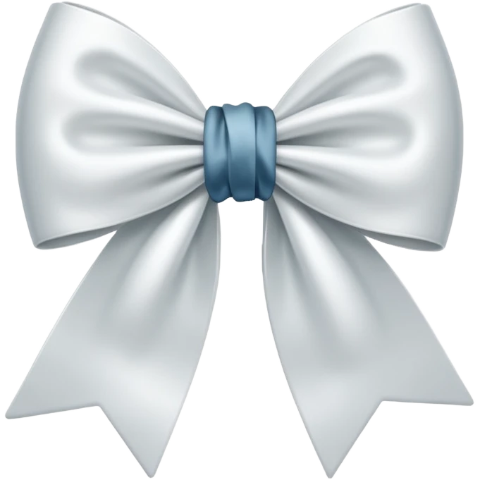 White bow emoji
