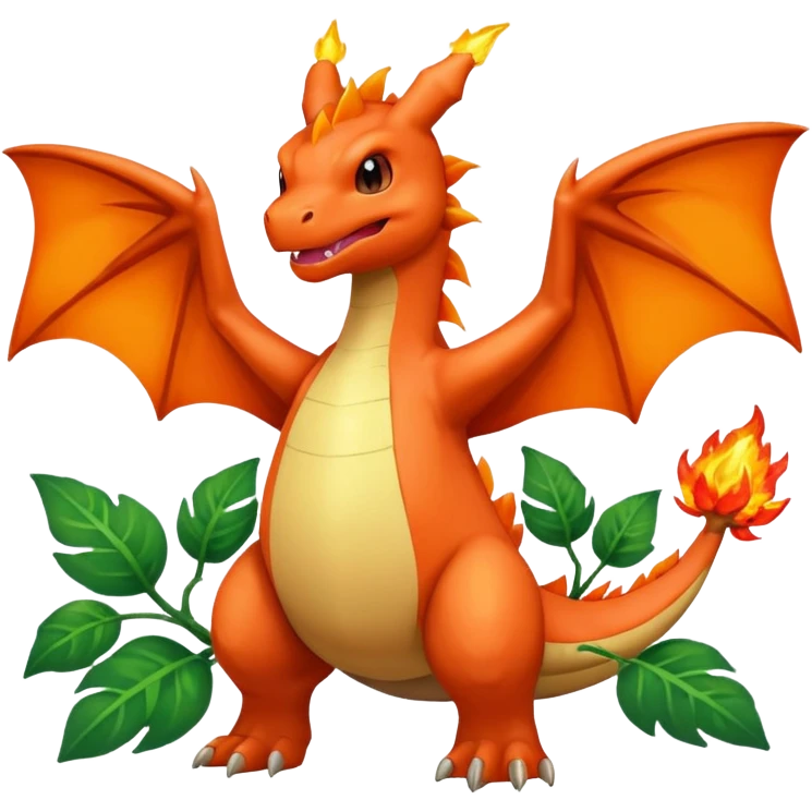 Pokemon red and green legendary emoji