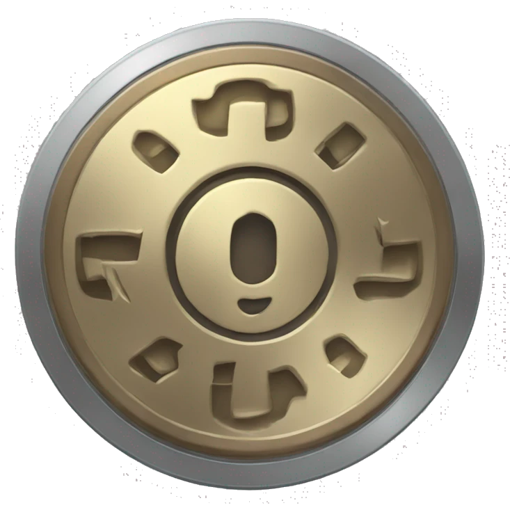 spinning coin labeled “Tlux” emoji