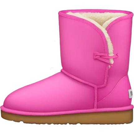 Pink uggs emoji
