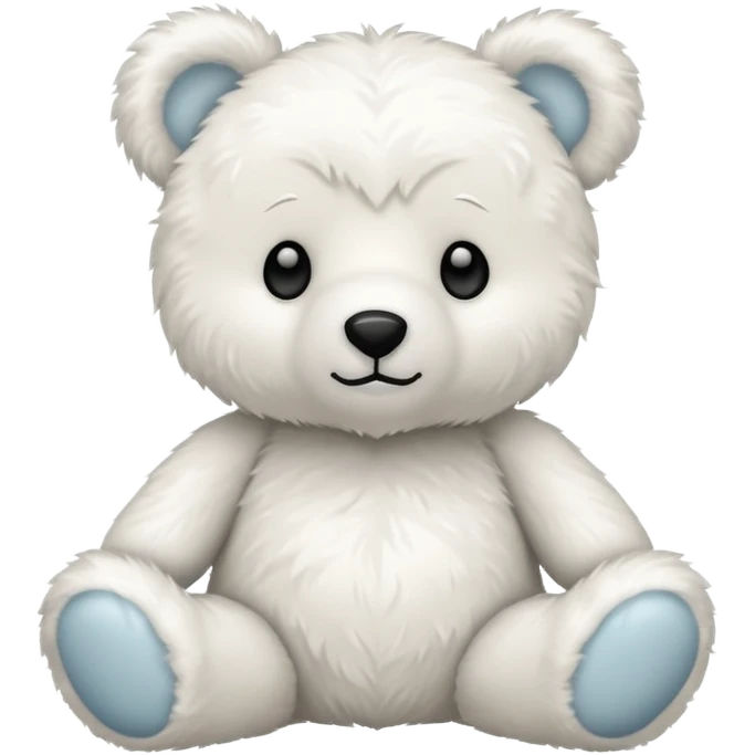 whiteteddy bear  emoji
