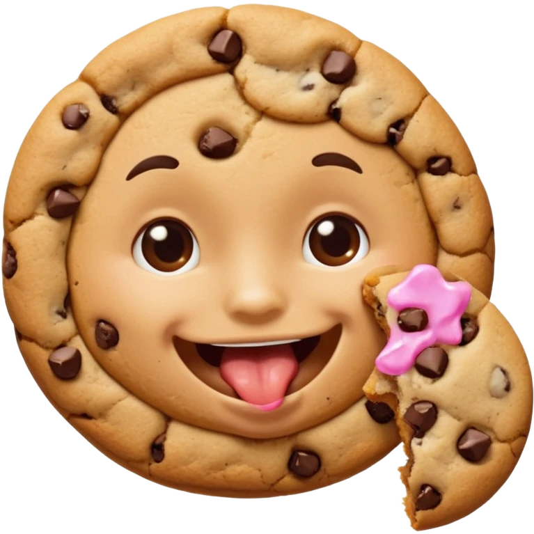 Folk mordiendo galleta emoji