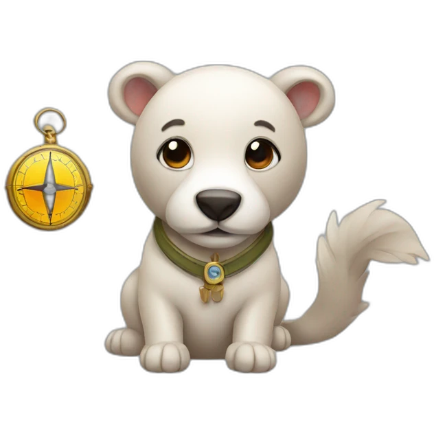 Animals with compass emoji