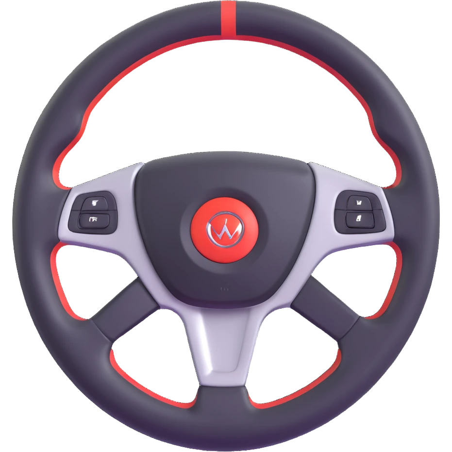cars control wheel emoji