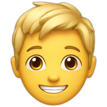 Happy boy emoji